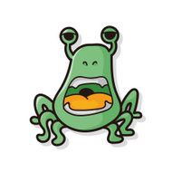 alien doodle