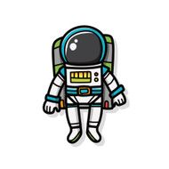 astronaut doodle N3