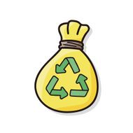 recycled garbage doodle N3