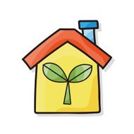 green house doodle