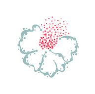 cartoon flower N12