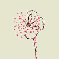 cartoon flower N13