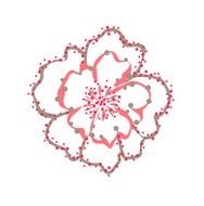 cartoon flower N15