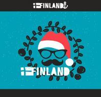 Cool emblem of Finland with hand drawn image N2