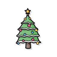 Christmas Tree Doodle N4