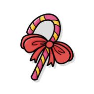 candy cane doodle