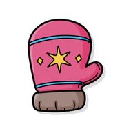 winter gloves doodle