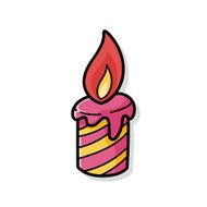 candle doodle N2