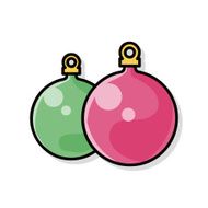 decoration ball doodle