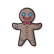 gingerbread man doodle