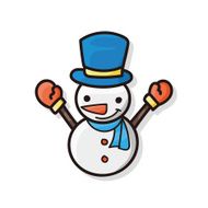 snowman doodle N2