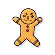 gingerbread man doodle N2