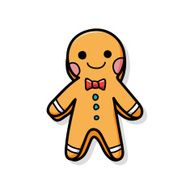 gingerbread man doodle N3