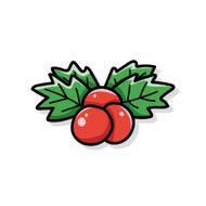 poinsettia doodle N2