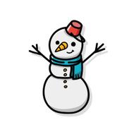 snowman doodle N3