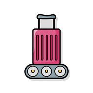 Luggage doodle