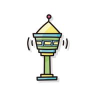 Station tower doodle