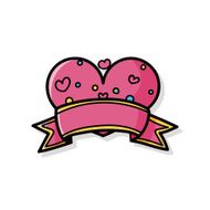 heart decoration doodle N2