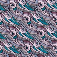 Vector seamless abstract nature pattern N7
