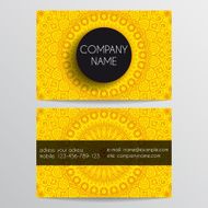 business card from patterns N2