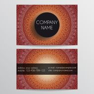 business card from patterns N3