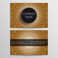 business card from patterns N5