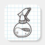 cleaner bottle doodle