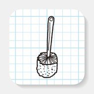 toilet brush doodle