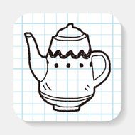 Teapot doodle drawing