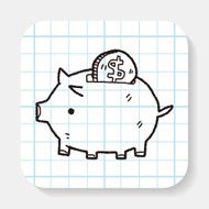 doodle pig money bank N2