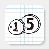 doodle money coin