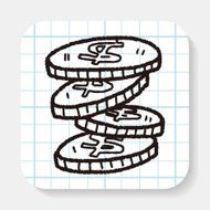 doodle money coin N2