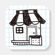 shop store doodle drawing N2