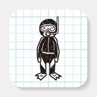 diver doodle