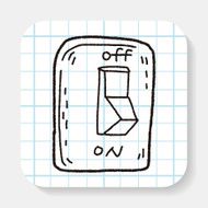 Environmental protection concept Saving energy turning off lig