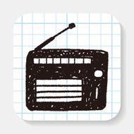 radio doodle drawing
