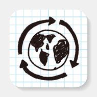 Environmental protection concept Doing recycle to protect our e N5