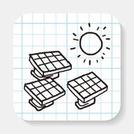 Environmental protection concept solar energy saving d