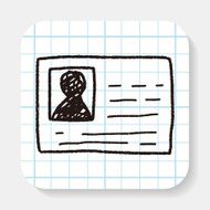 doodle id card