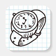 watch doodle drawing N2