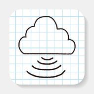 internet cloud doodle drawing N5