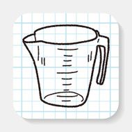 measuring cup doodle