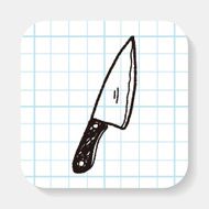 Kitchen knife doodle N2