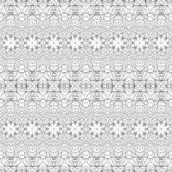 Vector Seamless Abstract Black and White Tribal Pattern N6