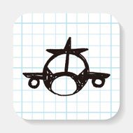 airplane doodle N9