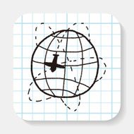 airplane doodle N10