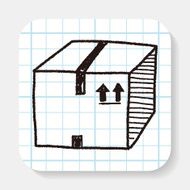 shipping box doodle N14