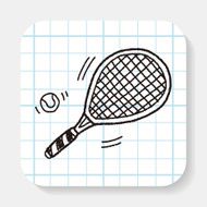 Doodle Tennis racket