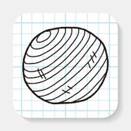 yoga ball doodle