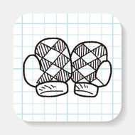 winter gloves doodle N3